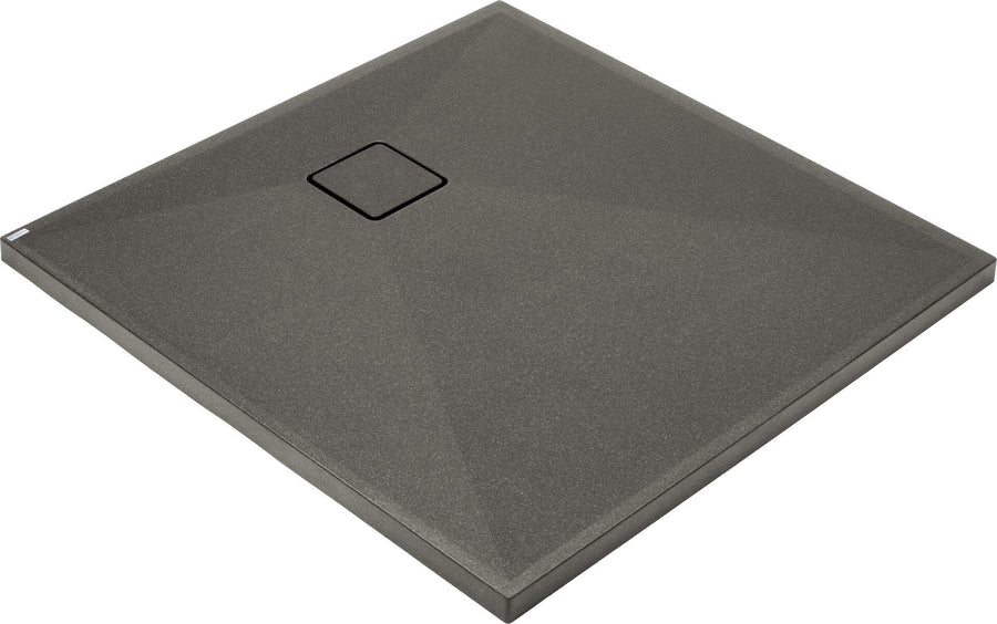 Brodzik granitowy kwadratowy 80x80 cm Correo Antracyt
