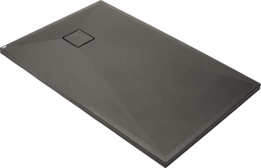 Brodzik granitowy prostokątny 140x80 cm Correo Antracyt