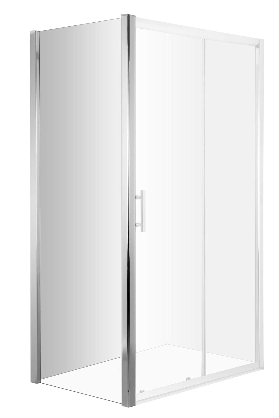 Ścianka prysznicowa boczna 80 cm Cynia Chrom