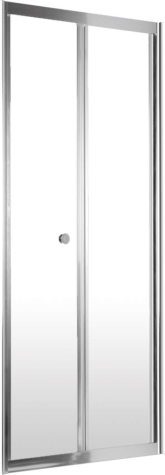 Drzwi prysznicowe wnękowe 90 cm - składane Jasmin Plus Chrom