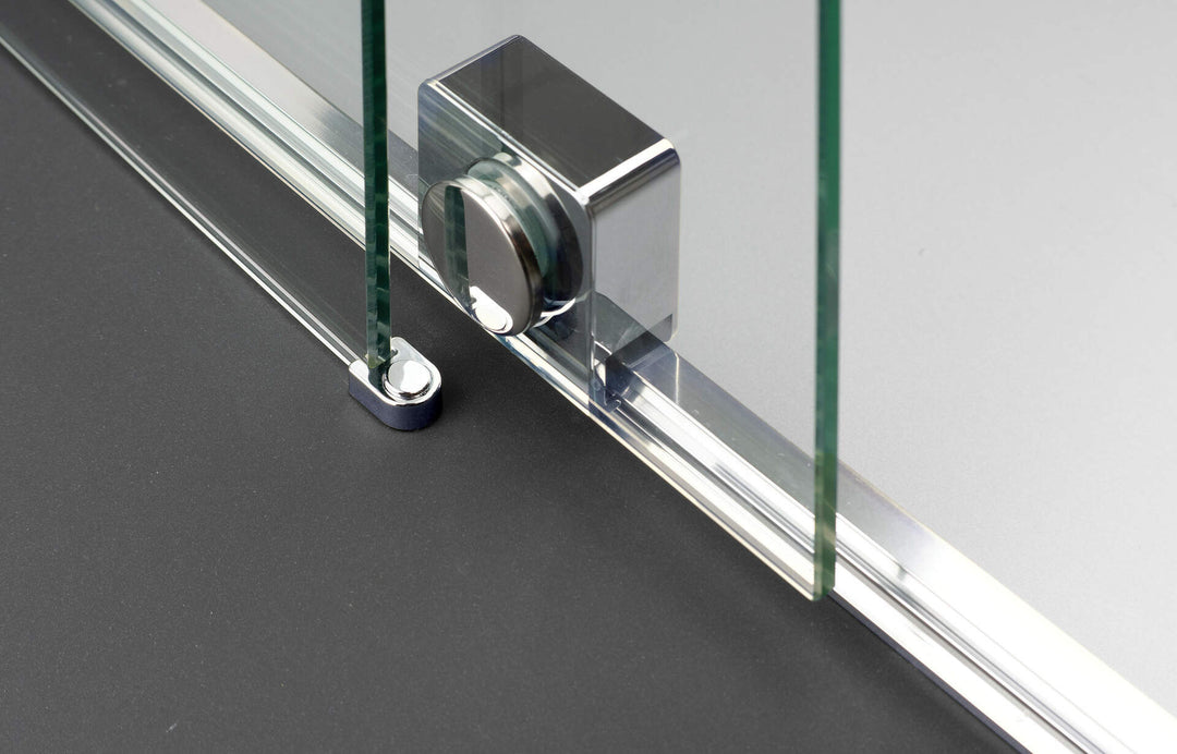 Ścianka prysznicowa walk-in 100 cm - przesuwna Prizma Chrom