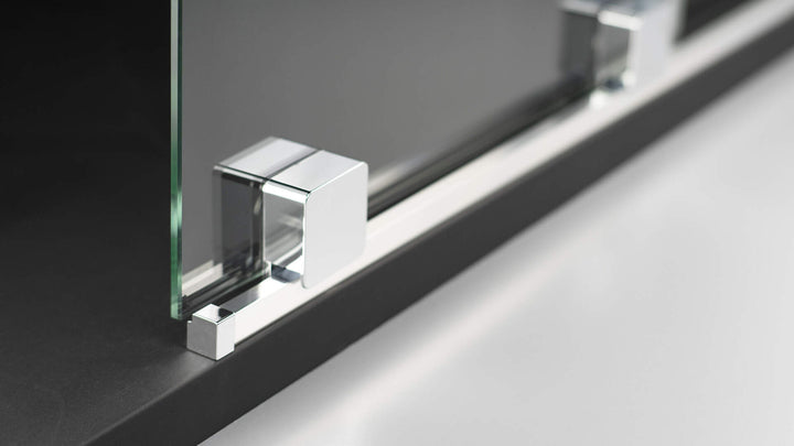 Ścianka prysznicowa walk-in 100 cm - przesuwna Prizma Chrom