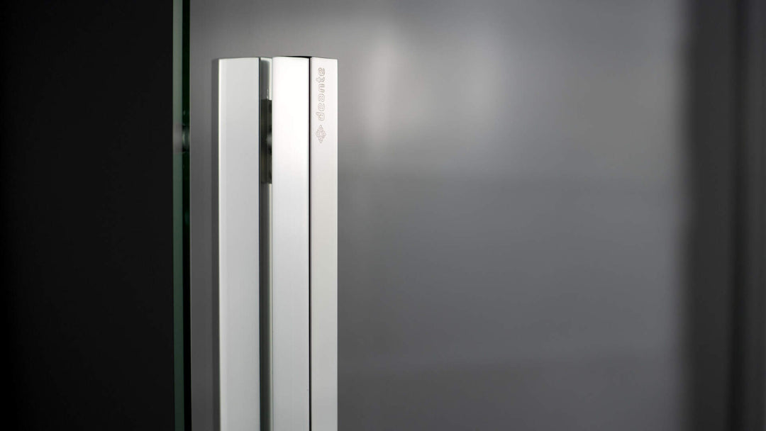 Ścianka prysznicowa walk-in 100 cm - przesuwna Prizma Chrom