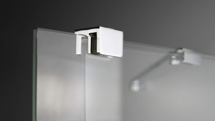 Ścianka prysznicowa walk-in 120 cm - przesuwna Prizma Chrom