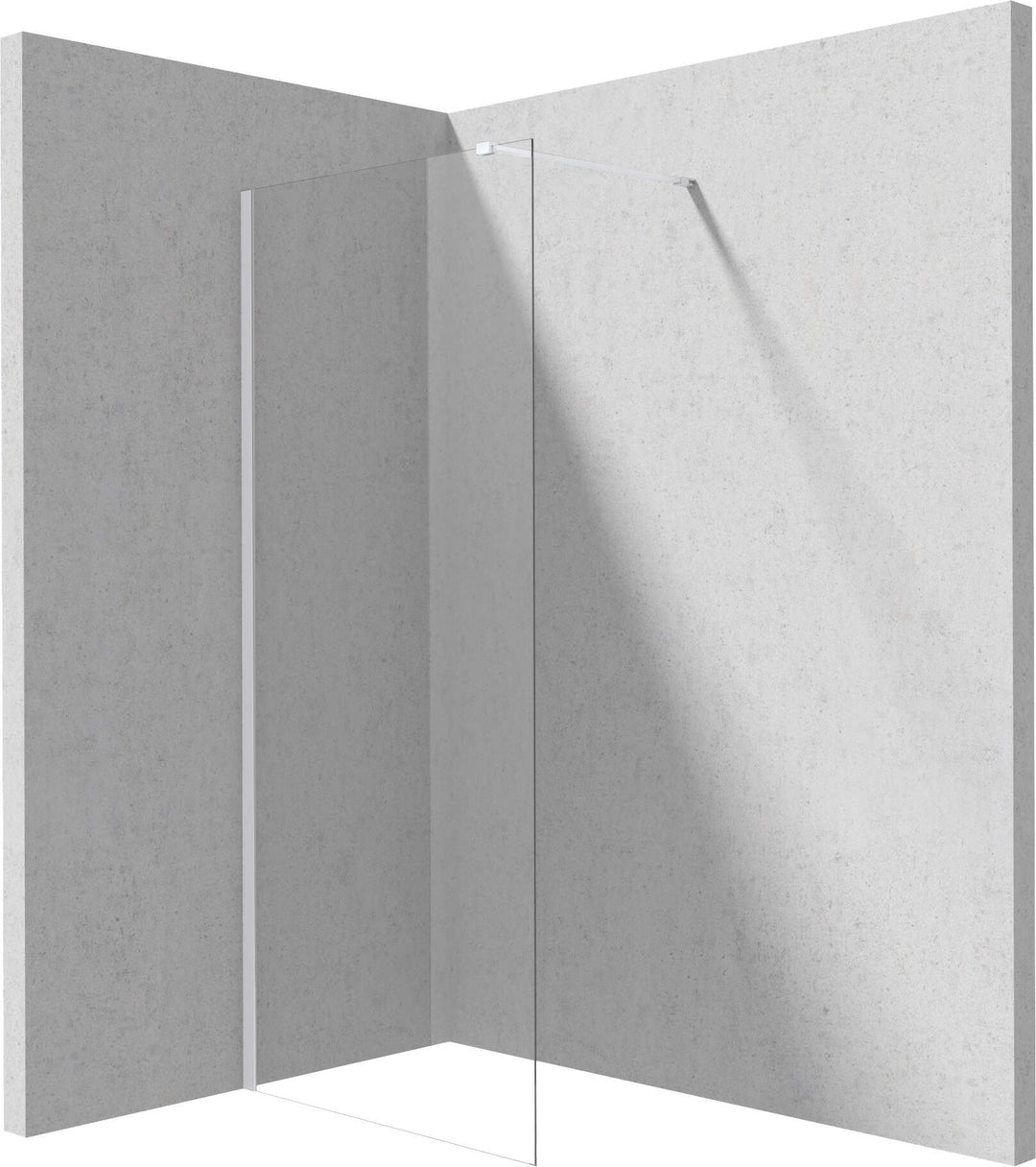 Ścianka prysznicowa walk-in 100 cm Prizma Biały Mat