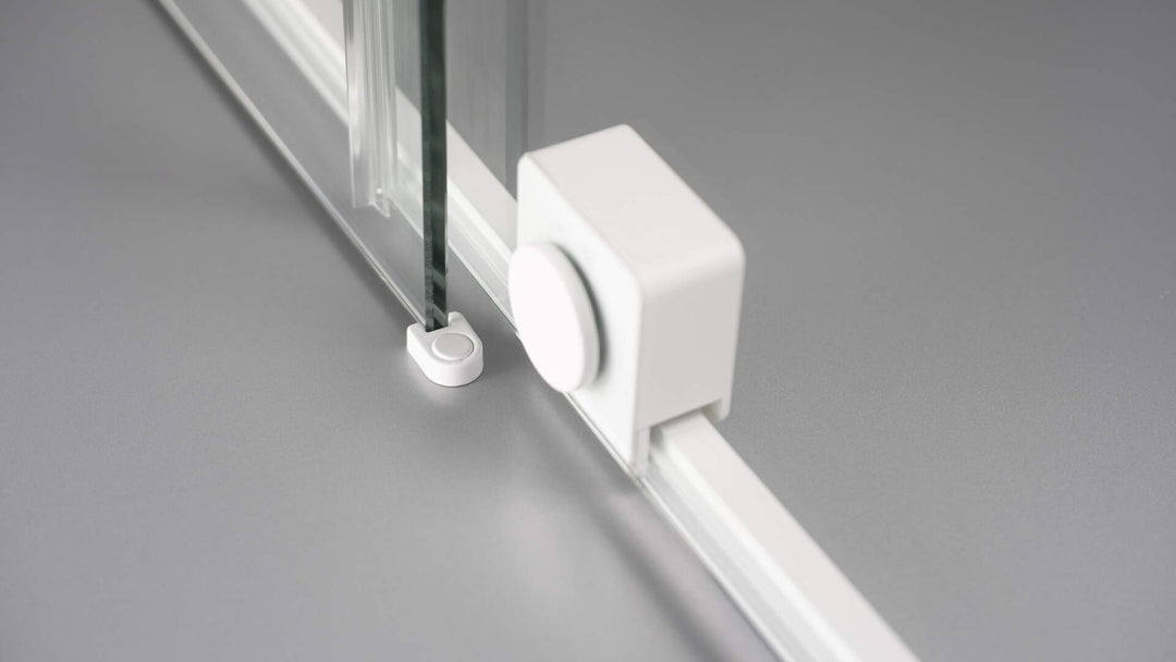 Ścianka prysznicowa walk-in 120 cm - przesuwna Prizma Biały Mat