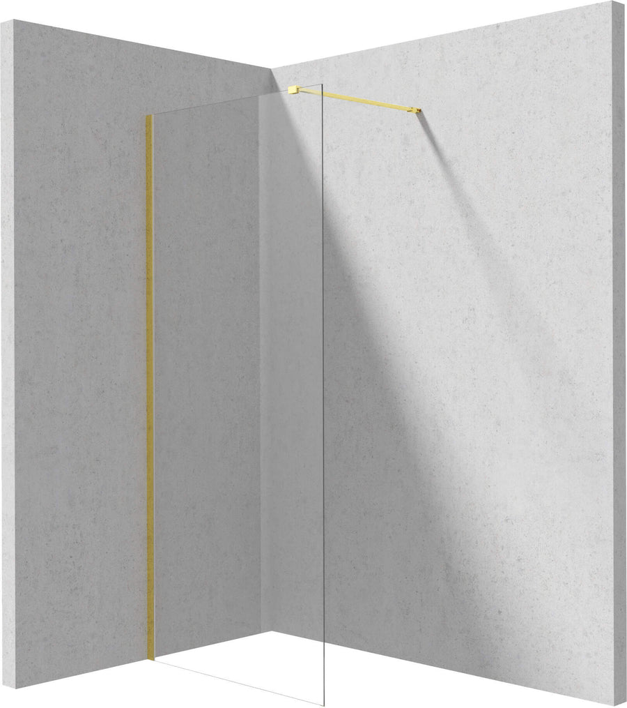 Ścianka prysznicowa walk-in 120 cm Prizma Złoty