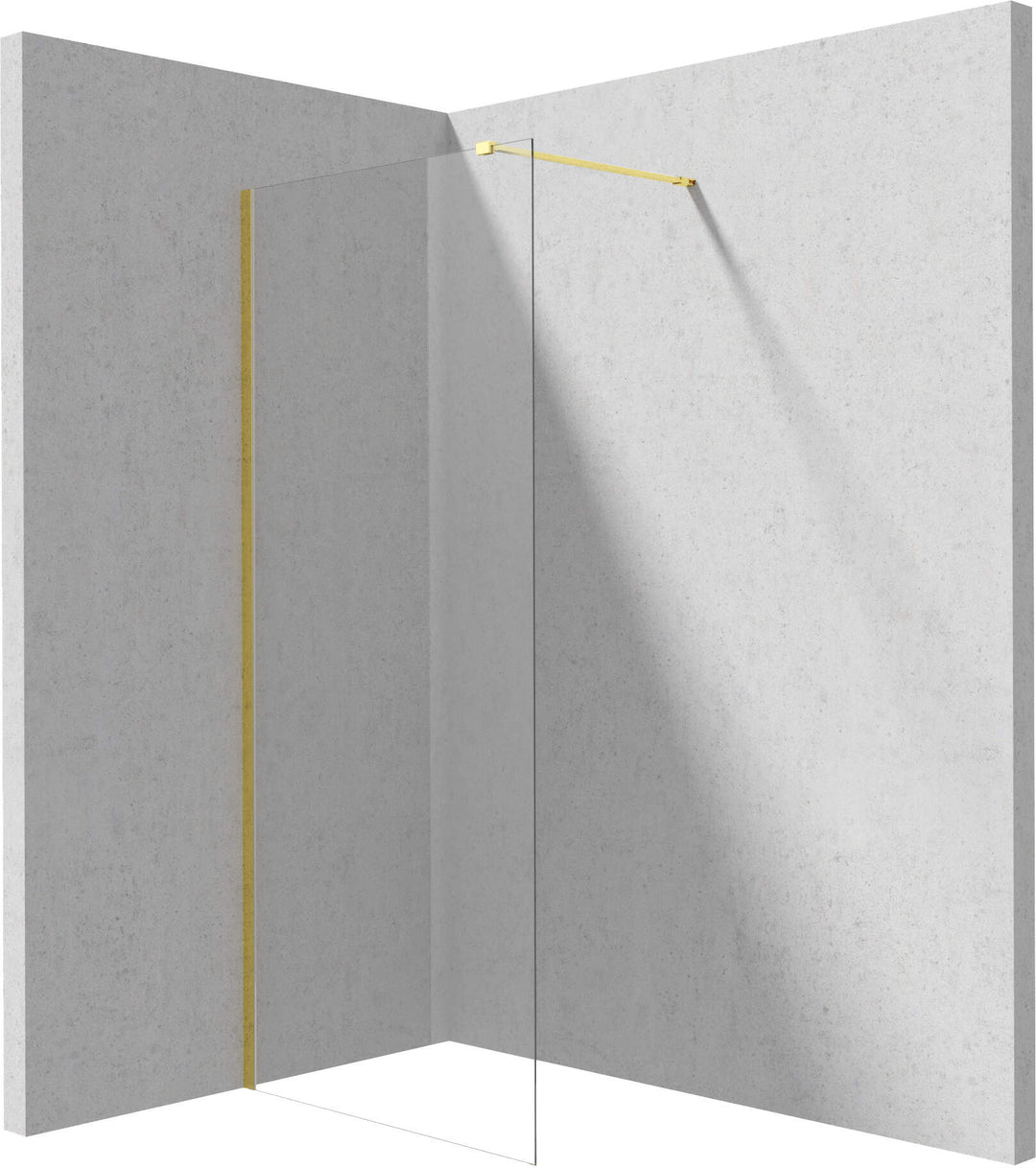 Ścianka prysznicowa walk-in 100 cm Prizma Złoty