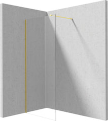 Ścianka prysznicowa walk-in 100 cm Prizma Złoty