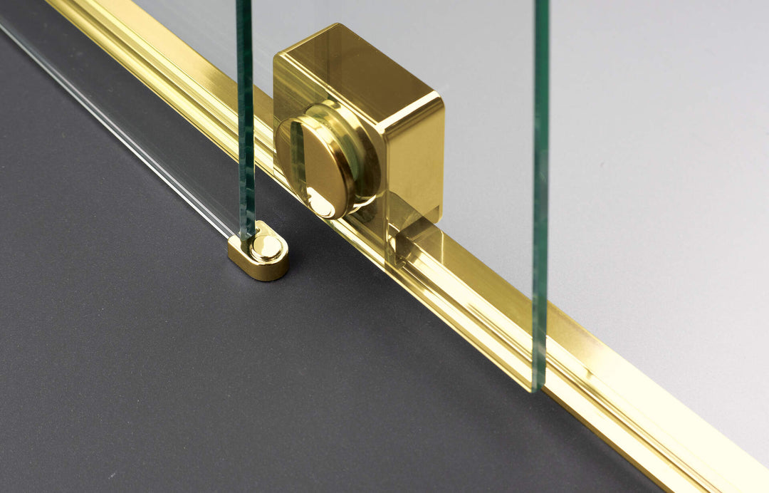 Ścianka prysznicowa walk-in 120 cm - przesuwna Prizma Złoty