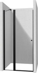 Drzwi prysznicowe 120 cm - uchylne Kerria Plus Czarny Mat