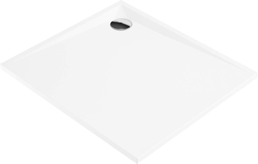 Brodzik akrylowy prostokątny 80x90 cm Kerria Plus Biały