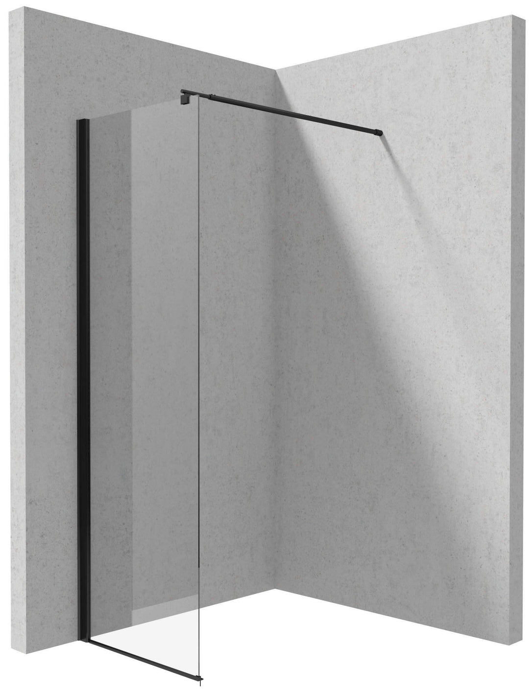 Ścianka prysznicowa / walk-in systemu Kerria Plus 70 cm Kerria Plus Czarny Mat