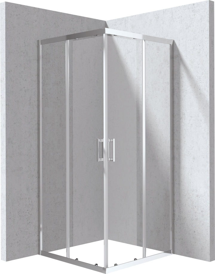 Kabina prysznicowa kwadratowa 80x80 cm Funkia Evo Chrom