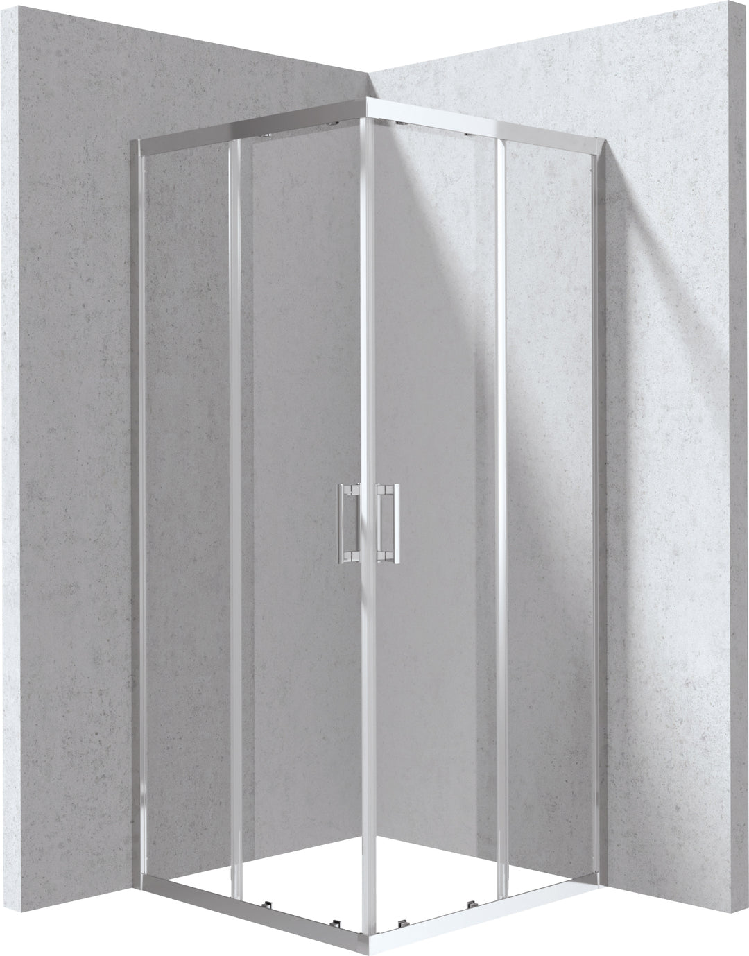 Kabina prysznicowa kwadratowa 90x90 cm Funkia Evo Chrom
