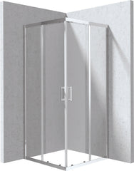 Kabina prysznicowa kwadratowa 80x80 cm Funkia Evo Chrom
