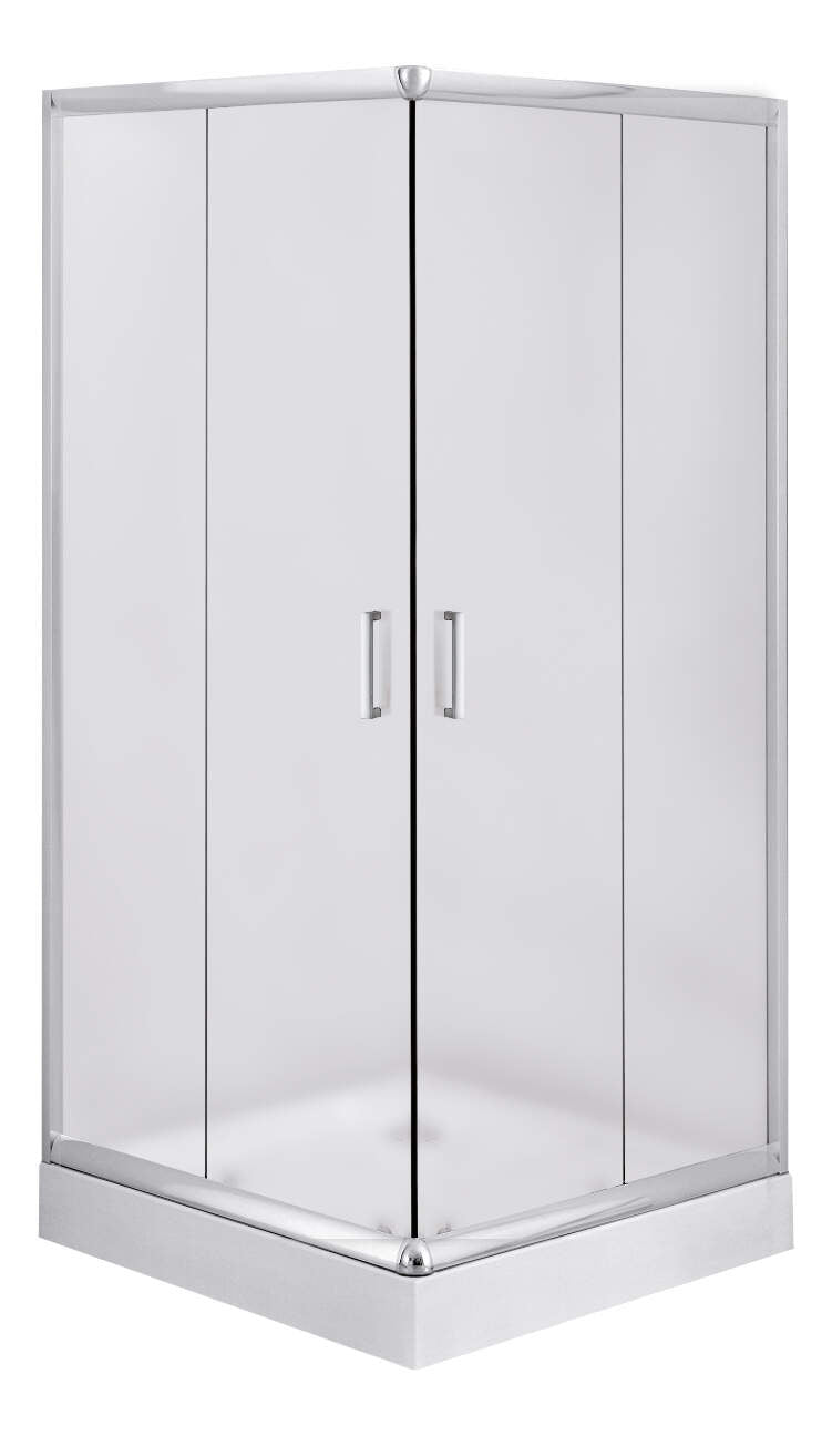 Kabina prysznicowa kwadratowa 80x80 cm Funkia Chrom