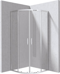 Kabina prysznicowa półokrągła 90x90 cm Funkia Evo Chrom