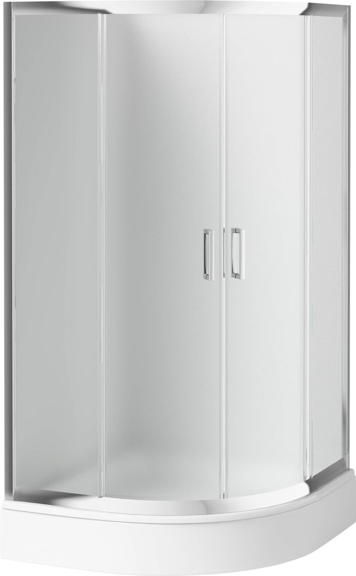 Kabina prysznicowa półokrągła 90x90 cm - wysokość 170 cm Funkia Chrom