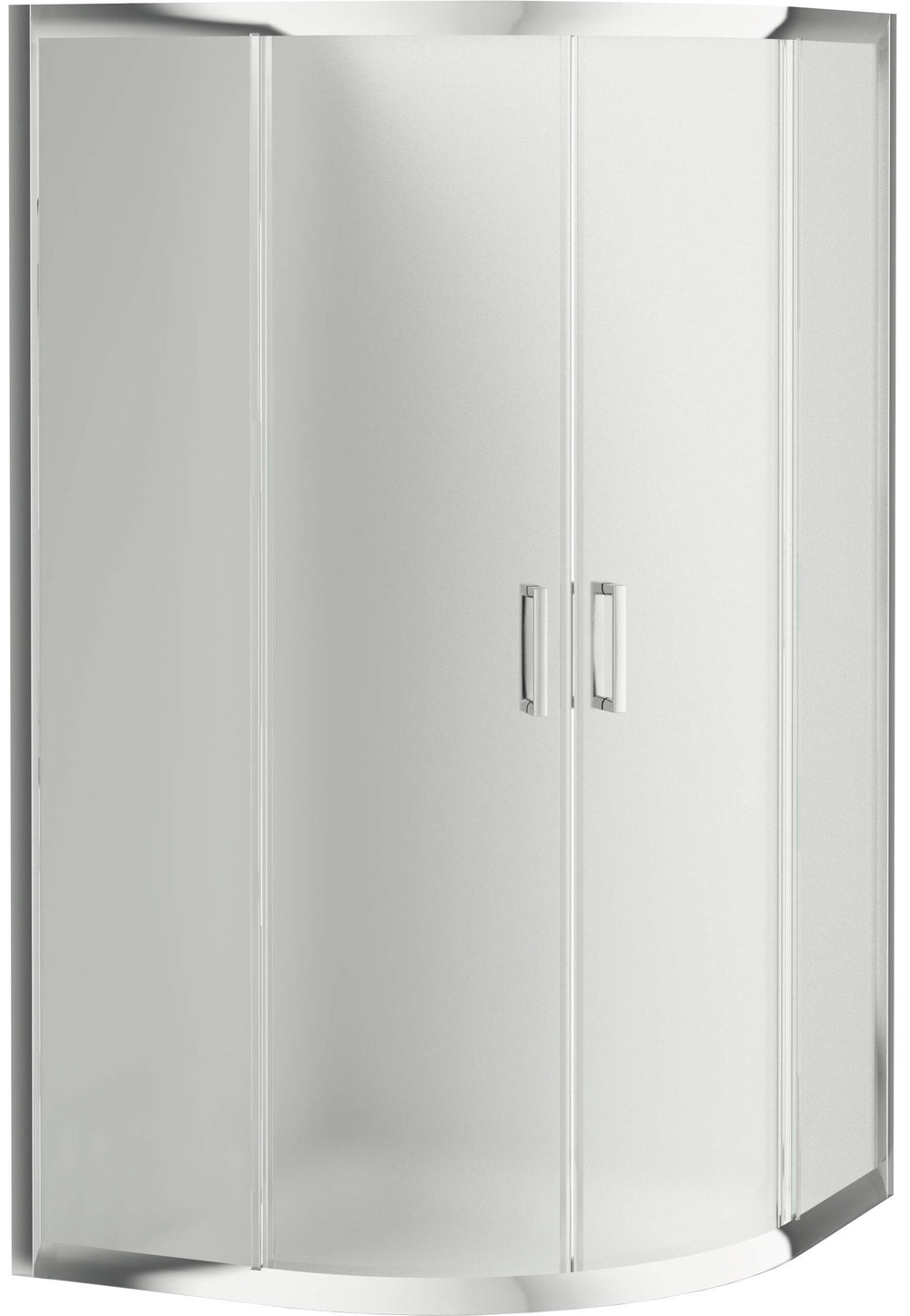 Kabina prysznicowa półokrągła 80x80 cm - wysokość 170 cm Funkia Chrom