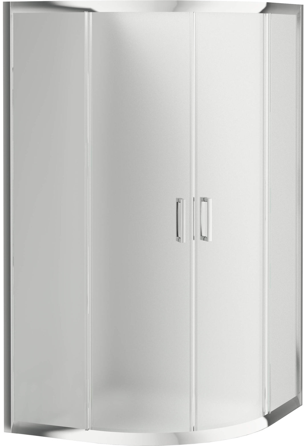 Kabina prysznicowa półokrągła 80x80 cm - wysokość 170 cm Funkia Chrom