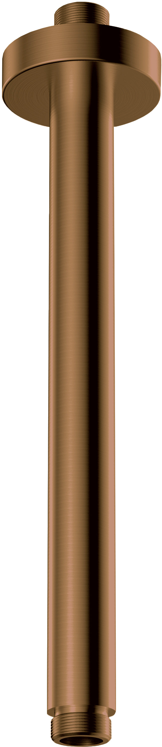 Wylewka sufitowa okrągła - 250 mm Cascada Brąz szczotkowany