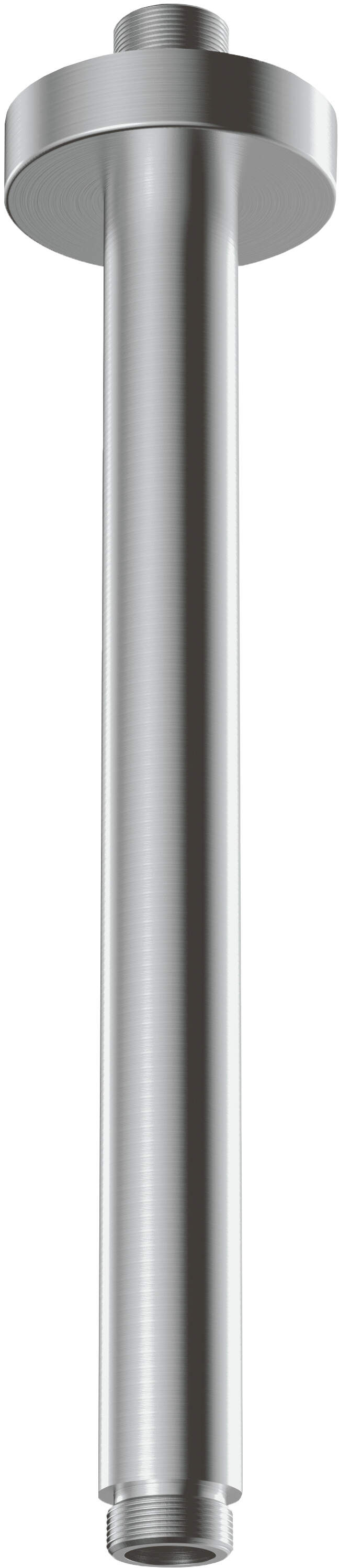 Wylewka sufitowa - 250 mm Cascada Stalowy Szczotkowany