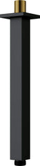 Wylewka prysznicowa sufitowa - 250 mm Cascada Czarny Mat