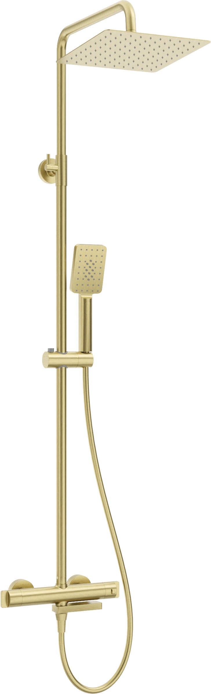 Deszczownica z baterią wannową termostatyczną Therm Stal