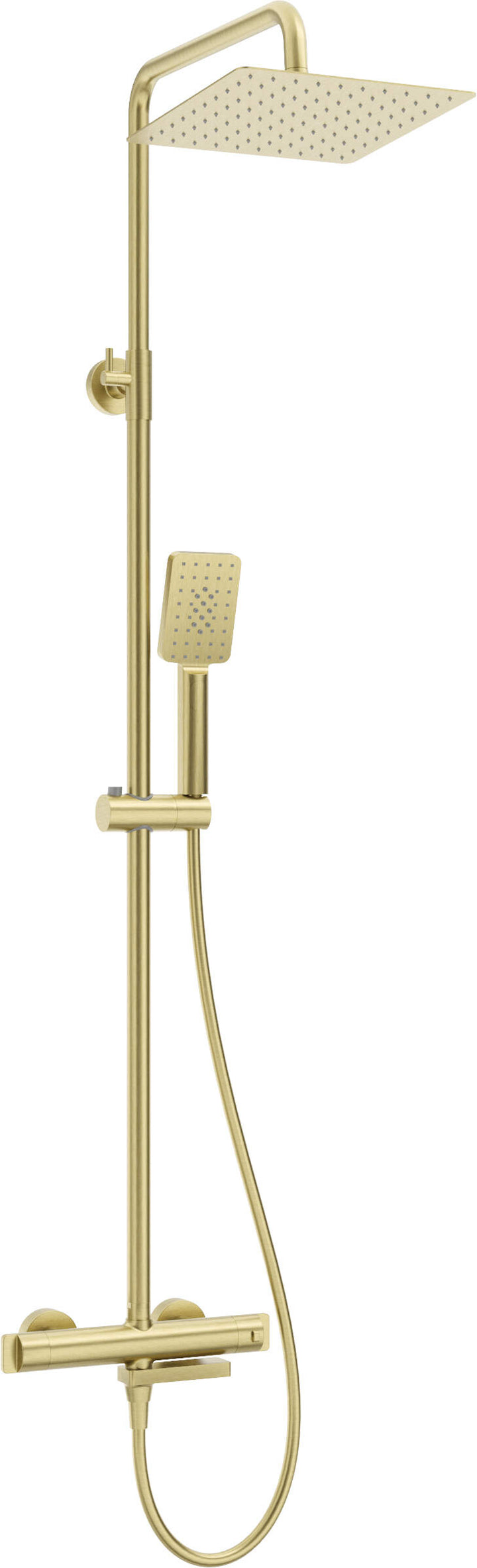Deszczownica z baterią wannową termostatyczną Therm Stal