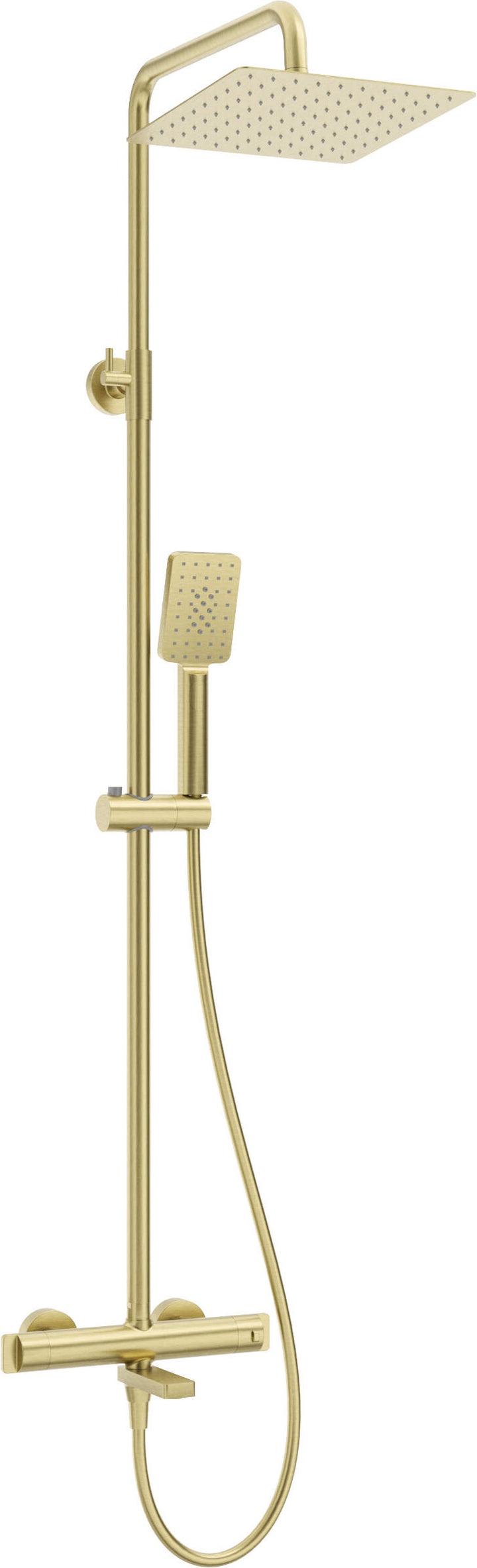 Deszczownica z baterią wannową termostatyczną Therm Stal