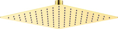 Głowica prysznicowa stalowa - 250x250 mm Cascada Złoty