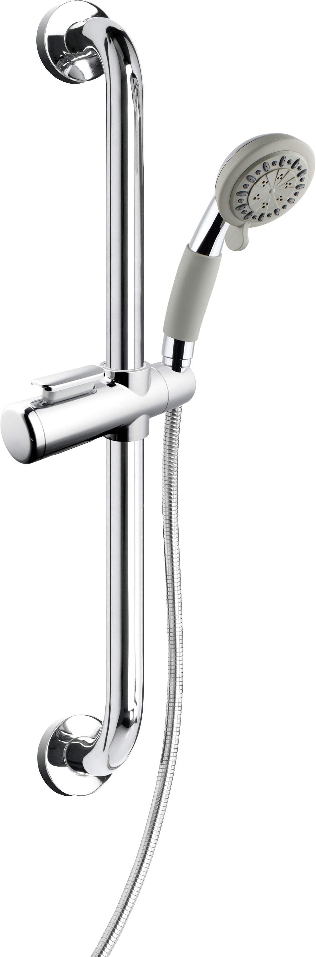 Zestaw prysznicowy 3-funkcyjny - 2w1 Vital Stalowy