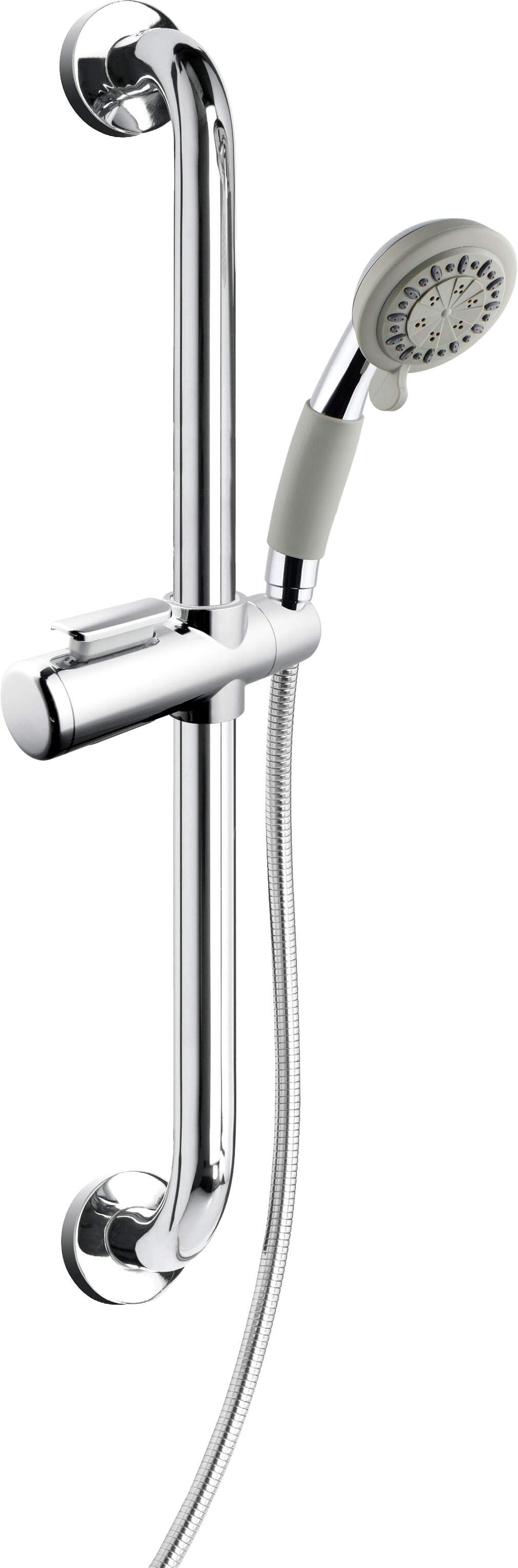 Zestaw prysznicowy 3-funkcyjny - 2w1 Vital Stalowy