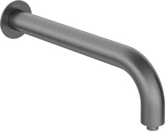 Wylewka prysznicowa ścienna - 380 mm Silia Grafitowy