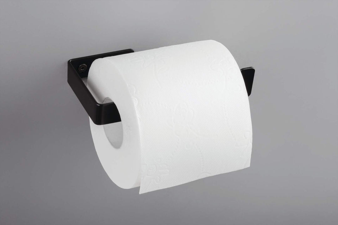 Uchwyt na papier toaletowy ścienny Mokko Czarny Mat
