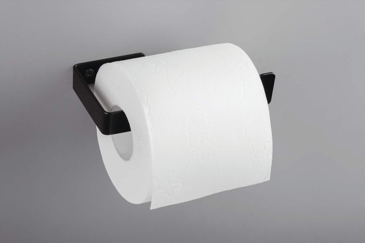 Uchwyt na papier toaletowy ścienny Mokko Czarny Mat