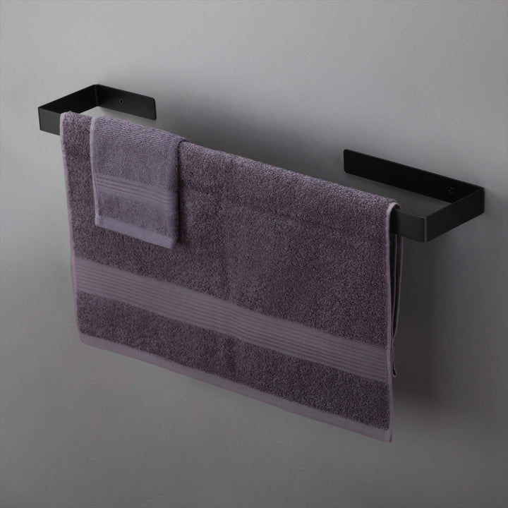 Wieszak ścienny na ręcznik - 60 cm Mokko Czarny Mat