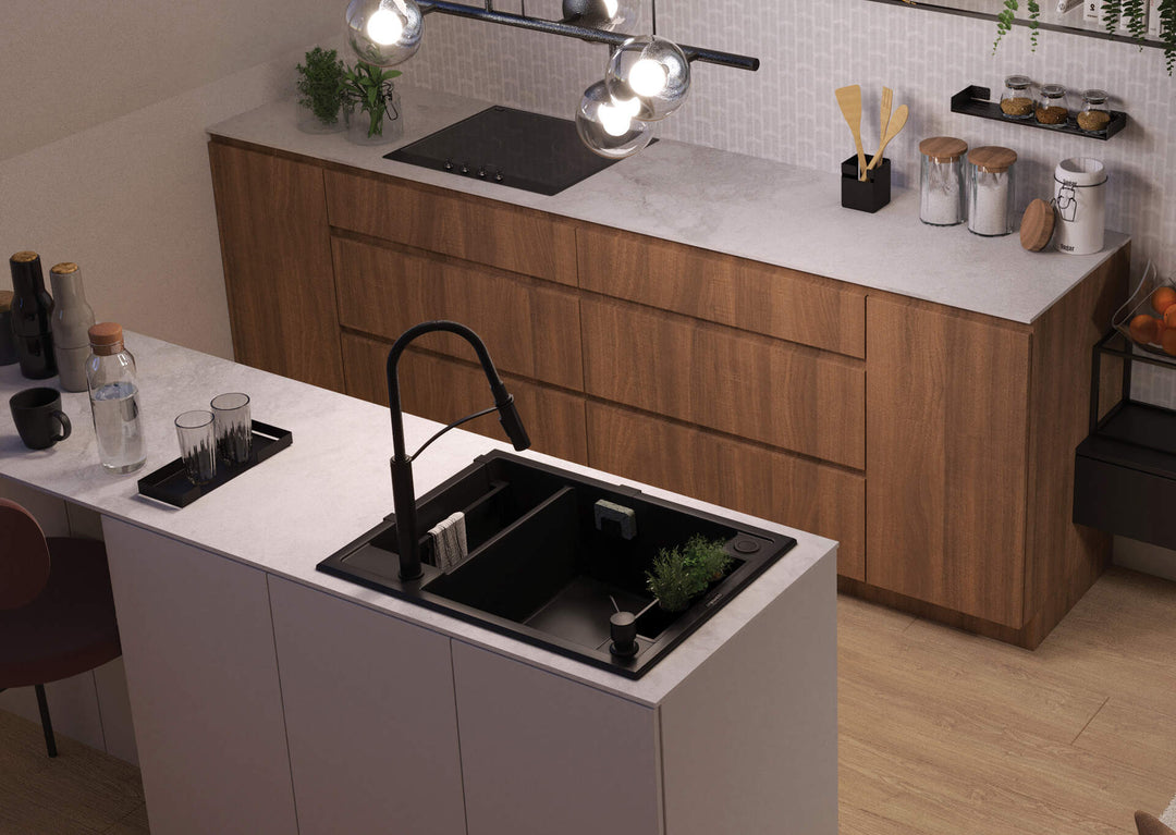 Zestaw akcesoriów do zlewozmywaka Magnetic Czarny Mat