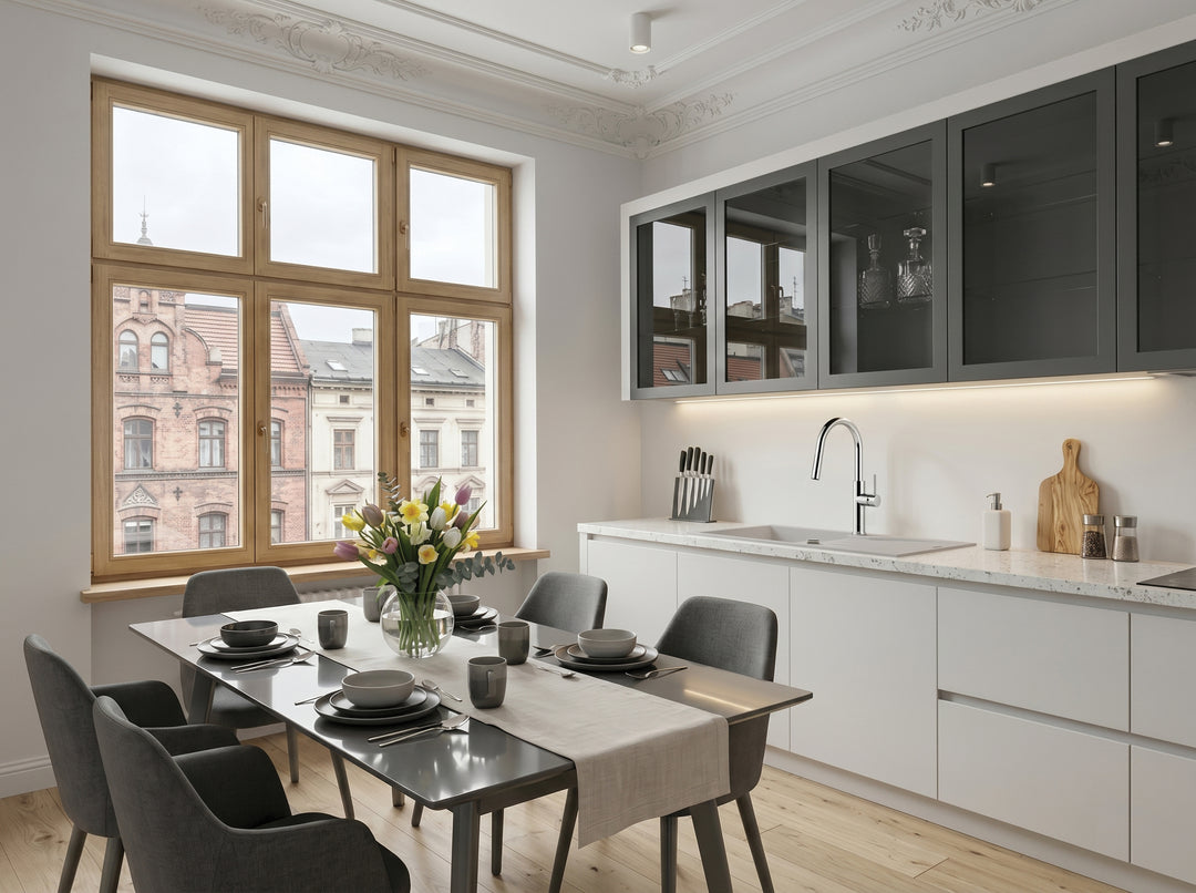 Zlewozmywak granitowy 1-komorowy z ociekaczem Andante Beżowy
