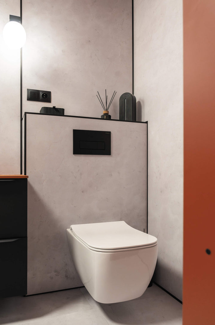 Miska WC z deską bezkołnierzowa Hiacynt New Biały