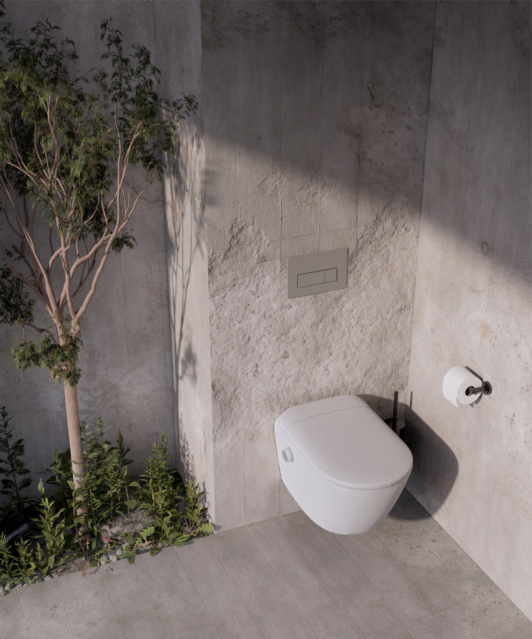 Miska WC smart z deską automatyczną - pro Silia Biały