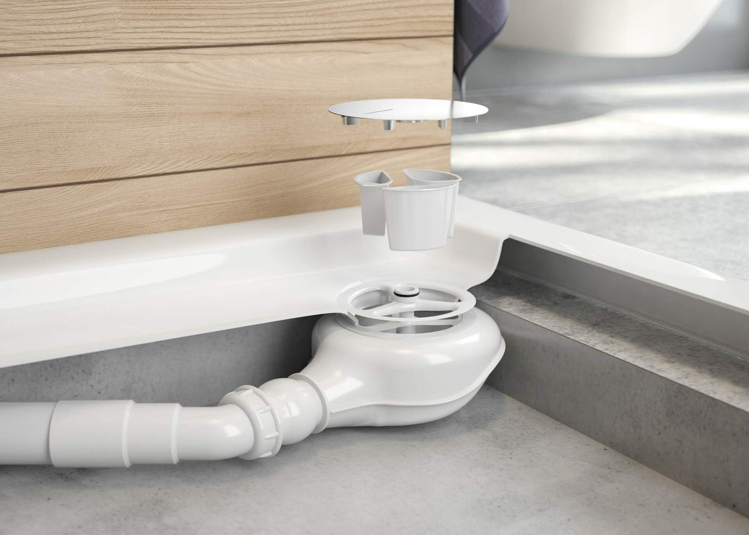 Syfon do brodzika czyszczony od góry Easy-Clean Chrom