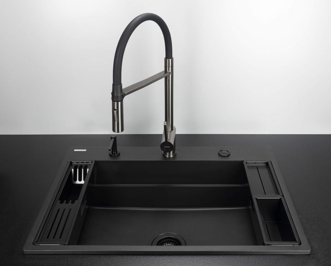 Zestaw akcesoriów do zlewozmywaka Magnetic Czarny Mat