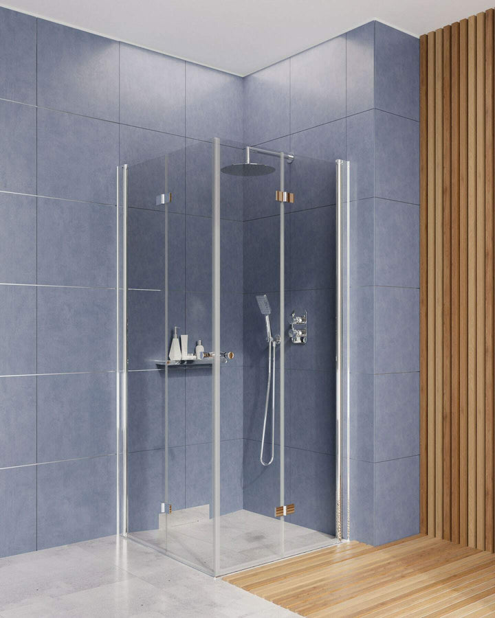 Drzwi prysznicowe systemu Kerria Plus 90 cm - składane Kerria Plus Chrom
