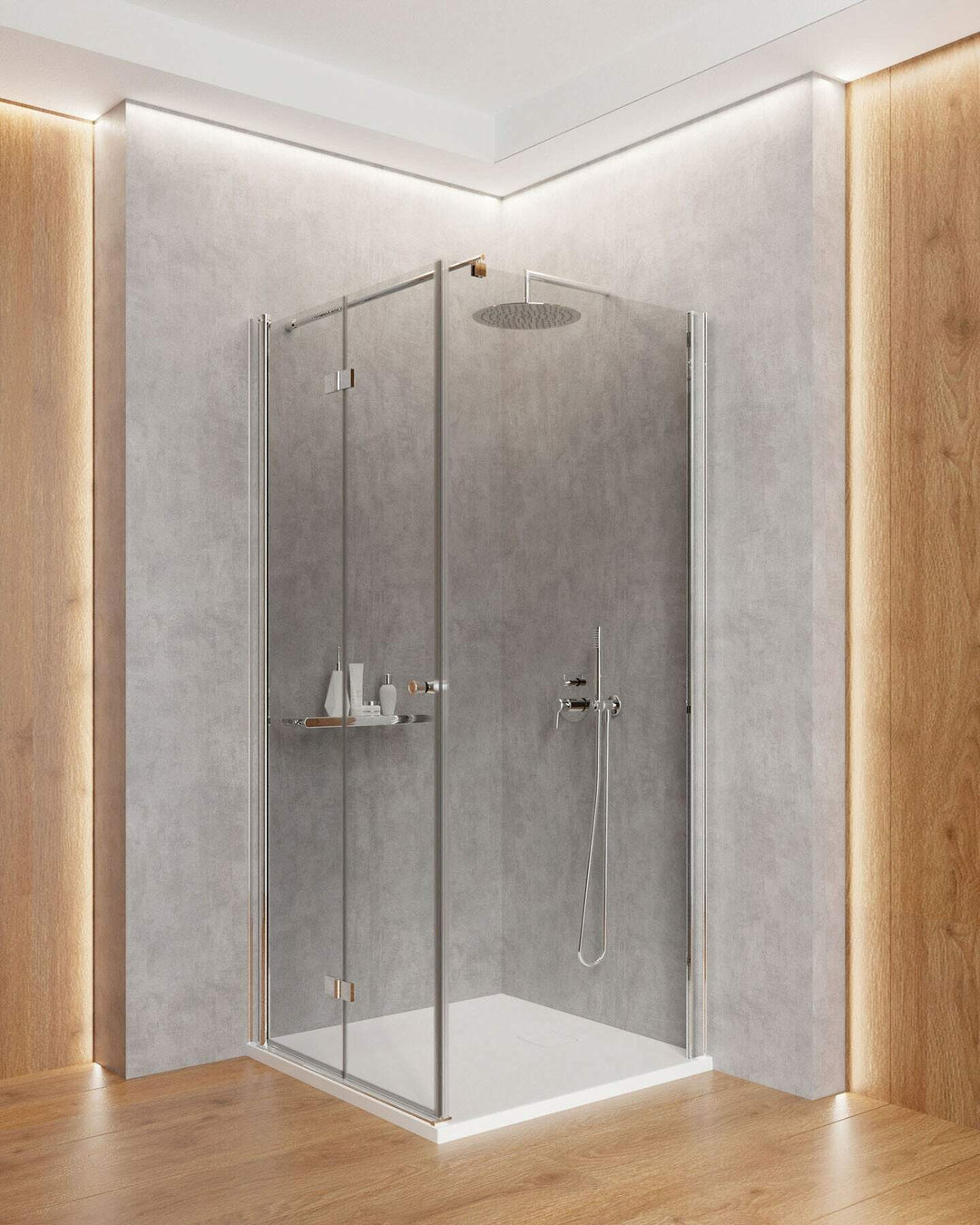 Ścianka prysznicowa / walk-in systemu Kerria Plus 90 cm Kerria Plus Chrom