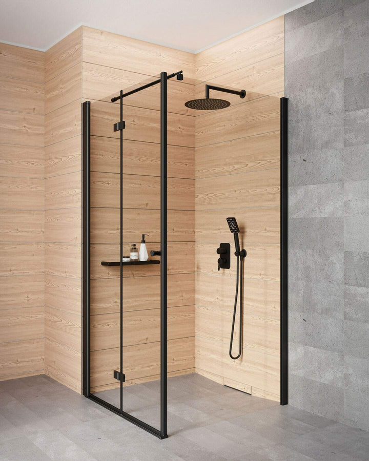 Ścianka prysznicowa / walk-in systemu Kerria Plus 90 cm Kerria Plus Czarny Mat