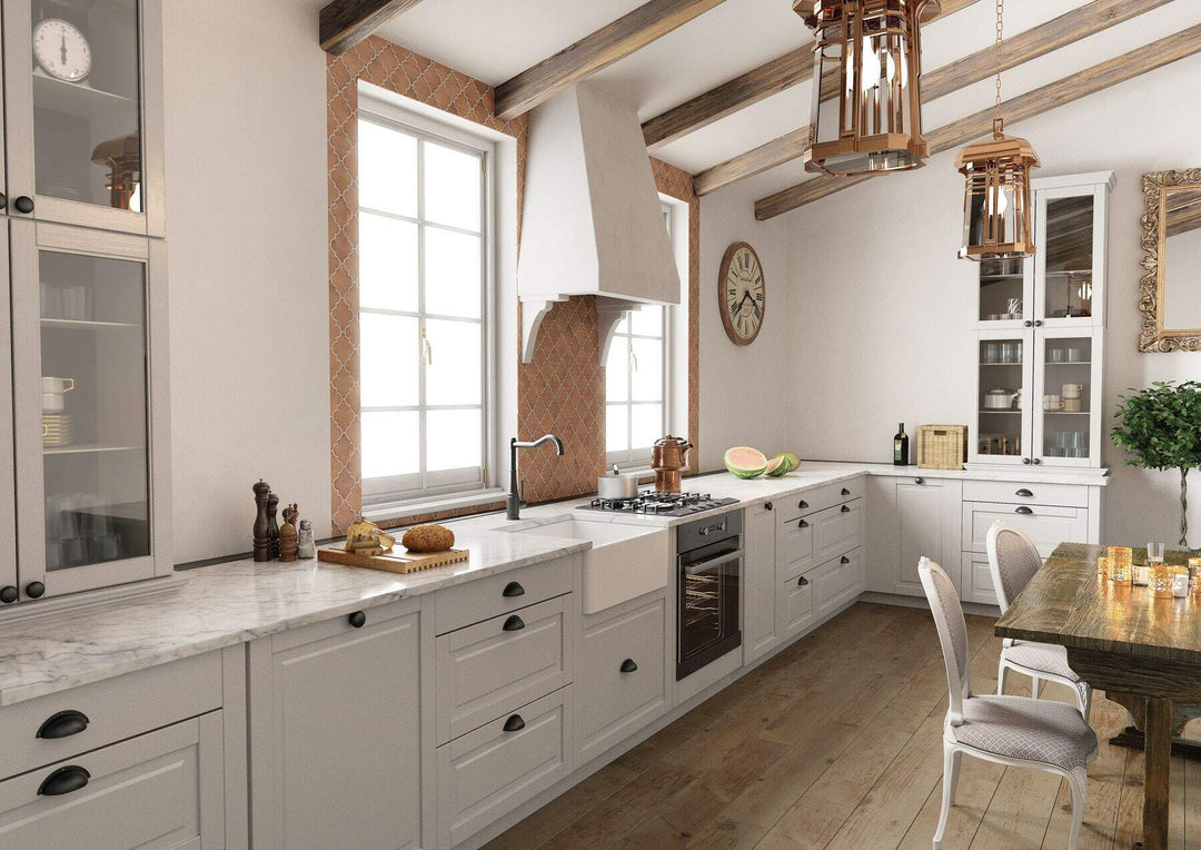 Zlewozmywak ceramiczny 1-komorowy farmhouse Sabor Biały