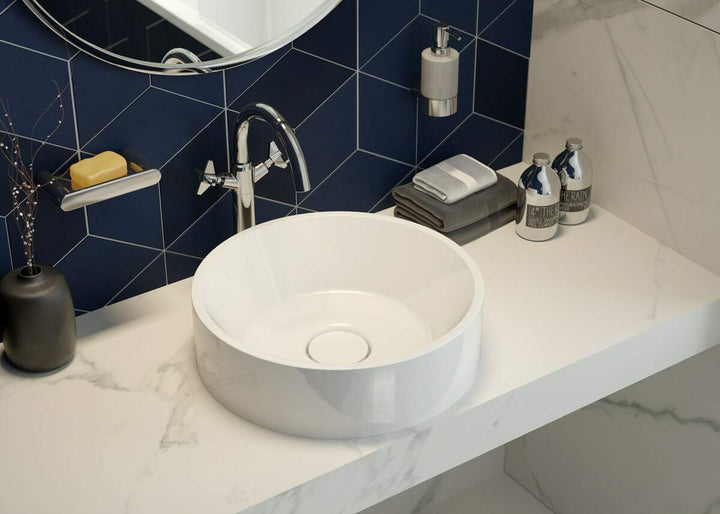 Bateria umywalkowa wysoka Temisto Chrom