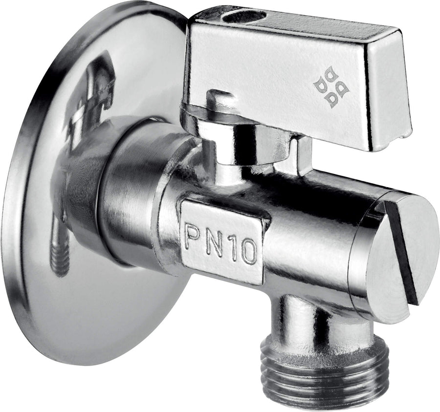 Zawór kątowy do podłączenia spłuczki WC 1/2" - 1/2" Chrom